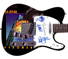 Load image into Gallery viewer, Def Leppard Autographed w Sketch Signed 1/1 Custom Photo Graphics Guitar
