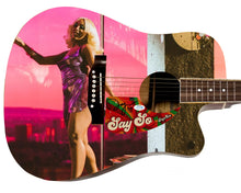 Load image into Gallery viewer, Doja Cat Say So Autographed Custom Graphics Album Photo Guitar
