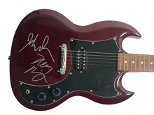 Load image into Gallery viewer, The Doors Autographed Gibson Maestro SG Red Electric Guitar
