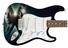 Load image into Gallery viewer, David Duchovny Autographed X-Files Photo Graphics Guitar

