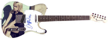 Load image into Gallery viewer, Duffy Signed Custom 1/1 Graphics Photo Guitar
