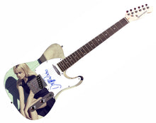 Load image into Gallery viewer, Duffy Signed Custom 1/1 Graphics Photo Guitar
