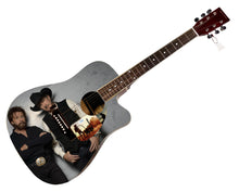 Load image into Gallery viewer, Brooks &amp; Dunn Ronnie Autographed Custom Graphics Photo Guitar ACOA
