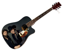 Load image into Gallery viewer, Brooks &amp; Dunn Ronnie Autographed Custom Graphics Photo Guitar ACOA
