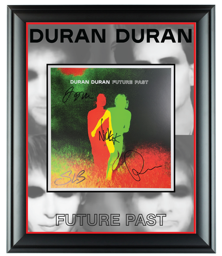 Duran Duran Autographed Future Past Album Lp Cd Framed Display