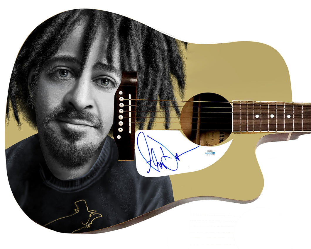 Counting Crows Adam Duritz Autographed Custom Graphics Photo Guitar