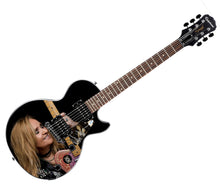 Load image into Gallery viewer, Melissa Etheridge Autographed Epiphone 1/1 Custom Graphics Guitar ACOA
