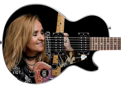 Melissa Etheridge Autographed Epiphone 1/1 Custom Graphics Guitar