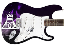 Load image into Gallery viewer, Fall Out Boy Patrick Stump Autographed Signed 1/1 Custom Graphics Guitar
