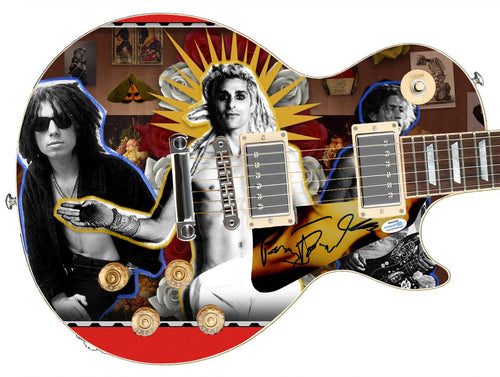 Jane’s Addiction Perry Farrell Autographed 1/1 Custom Graphics Guitar