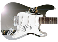 Black Eyed Peas Fergie Autographed Signed 1/1 Graphics Photo Guitar