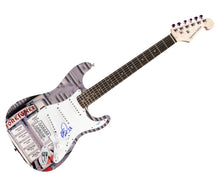 Load image into Gallery viewer, Foreigner Michael Bluestein Autographed Signed 1/1 Custom Graphics Guitar
