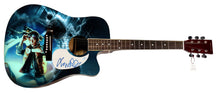 Load image into Gallery viewer, Michael J. Fox Autographed Back To The Future Graphics 1/1 Acoustic Guitar ACOA
