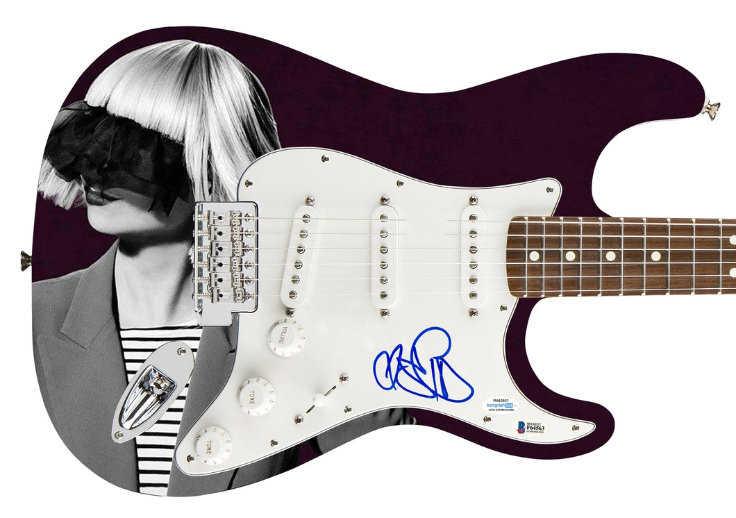Sia Furler Autographed Signed Photo Graphics Guitar