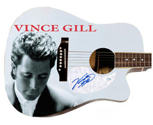 Load image into Gallery viewer, Vince Gill Autographed Custom Graphics 1/1 Acoustic Guitar
