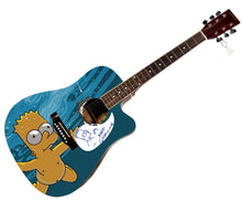 Load image into Gallery viewer, Matt Groening w Bart Sketch Signed 1:1 The Simpsons Graphics Photo Guitar ACOA
