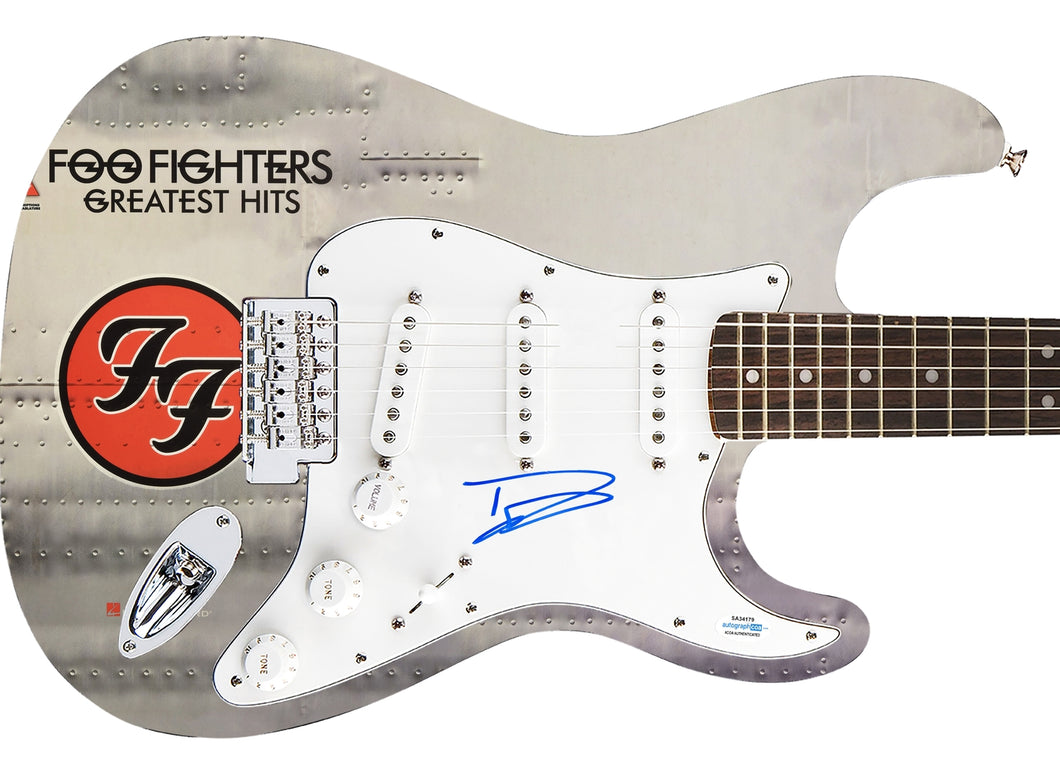 Foo Fighters Dave Grohl Signed 1/1 Graphics Greatest Hits Album Cd Guitar