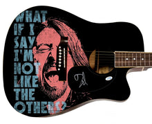 Load image into Gallery viewer, Dave Grohl Foo Fighters Autographed Custom Graphics 1/1 Acoustic Guitar
