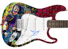Load image into Gallery viewer, Dave Grohl Autographed Artistic Guitar - COA - Colorful Custom Graphics
