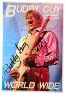Buddy Guy Autographed London Italy Paris UK Legendary Blues Man Litho Poster