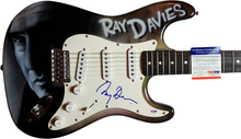 Load image into Gallery viewer, The Kinks Ray Davies Autographed Hand Airbrushed Painting Fender Guitar
