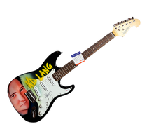 Load image into Gallery viewer, K.D. Lang Autographed Signed Hand Airbrushed Painting Guitar PSA
