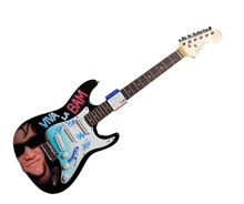 Load image into Gallery viewer, Viva La Bam Cast Bam Margera Autographed Signed Hand Airbrushed Painting Guitar
