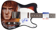Lord of The Rings Elijah Wood Autographed Signed Hand Airbrushed Painting Guitar