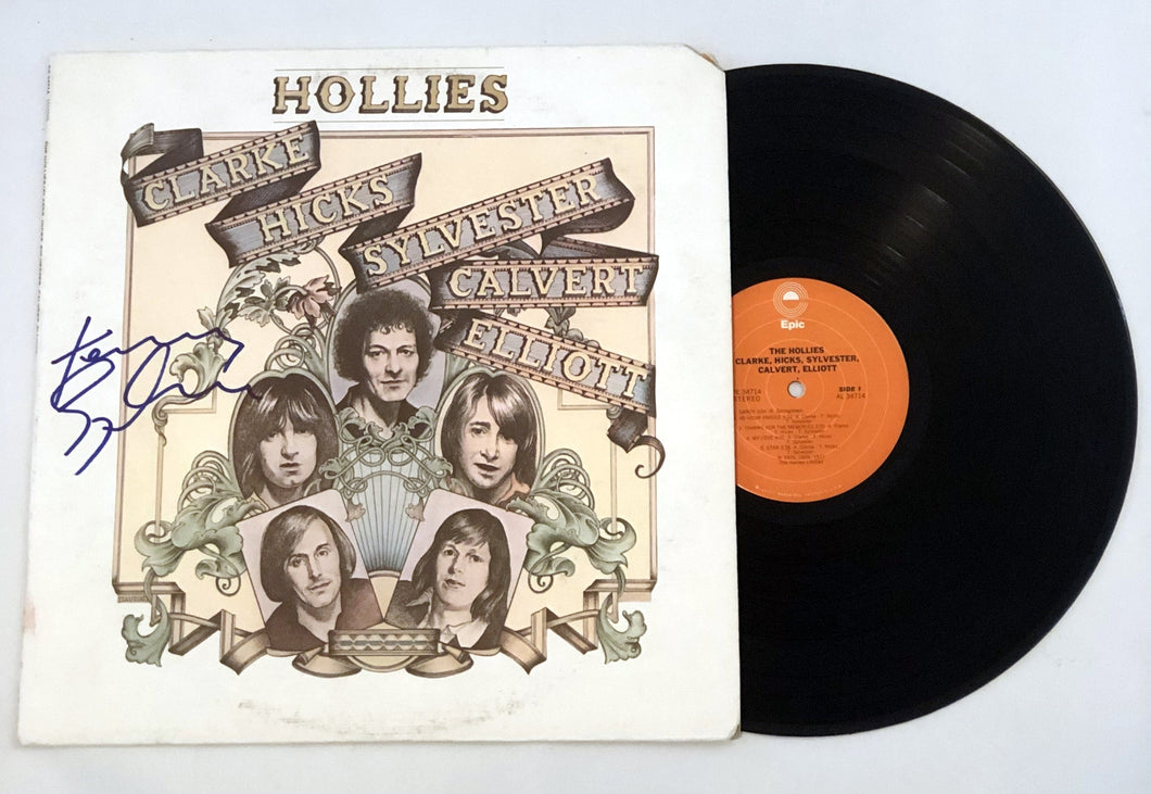 The Hollies Terry Sylvester CHSCE  Autographed Vinyl Album Lp
