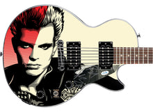 Load image into Gallery viewer, Billy Idol Autographed Epiphone 1/1 Custom Graphics Guitar
