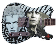 Load image into Gallery viewer, Billy Idol Autographed Custom Photo Graphics Guitar
