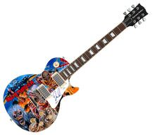 Load image into Gallery viewer, Iron Maiden Dave Murray Autographed Custom Graphics 1/1 Photo Guitar ACOA
