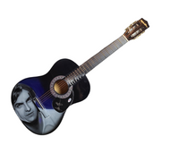 James Taylor Autographed Signed Airbrushed Painting Guitar UACC AFTAL RACC