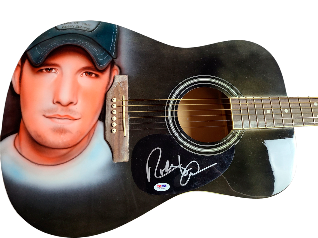 Rodney Atkins Autographed Airbrushed  Acoustic Painting Guitar UACC AFTAL