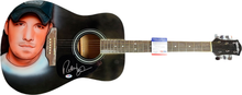 Load image into Gallery viewer, Rodney Atkins Autographed Airbrushed  Acoustic Painting Guitar UACC AFTAL PSA
