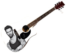 Load image into Gallery viewer, Adam Levine Autographed Zen Graphics Acoustic Guitar - Autograph Pros COA
