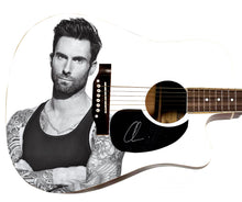 Load image into Gallery viewer, Adam Levine Autographed Zen Graphics Acoustic Guitar - Autograph Pros COA
