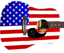 Load image into Gallery viewer, Chris Stapleton Autographed USA Flag Signature Edition Acoustic Guitar
