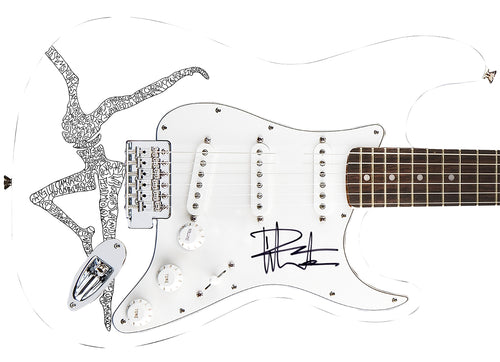 Dave Matthews Autographed Signed 1/1 Custom Graphics Guitar