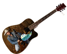 Load image into Gallery viewer, Alan Jackson Autographed 1:1 Signature Edition Graphics Photo Guitar ACOA
