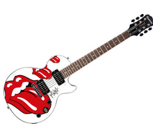 Load image into Gallery viewer, Rolling Stones Mick Jagger Autographed &quot;Tongue&quot; Gibson Epiphone Graphics Guitar
