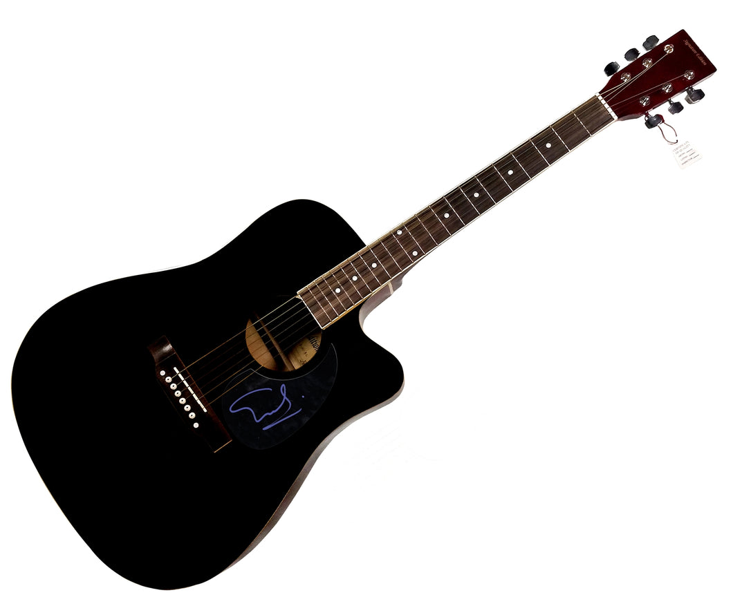 Jaguares Saul Hernandez Autographed Signed Signature Edition Acoustic Guitar