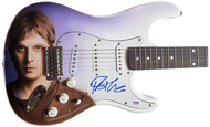 Matchbox Twenty Rob Thomas Autographed Airbrushed Painting Guitar UACC AFTAL
