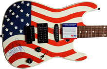 Load image into Gallery viewer, Kristy Lee Cook &amp; Chikezie American Idol Autographed Guitar PSA
