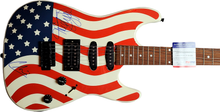 Load image into Gallery viewer, Kristy Lee Cook &amp; Chikezie American Idol Autographed Guitar PSA
