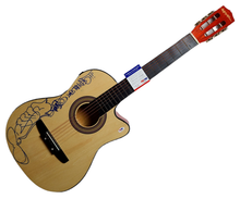 Load image into Gallery viewer, Gym Class Heroes Travie McCoy Autographed Guitar w Graffiti Art UACC AFTAL
