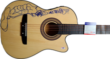 Load image into Gallery viewer, Gym Class Heroes Travie McCoy Autographed Guitar w Graffiti Art UACC AFTAL PSA
