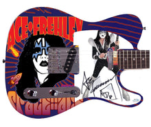 Load image into Gallery viewer, KISS Ace Frehley Autographed Custom Graphics Photo Guitar
