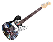 Load image into Gallery viewer, KISS Ace Frehley Signed Custom Graphics Photo Guitar ACOA
