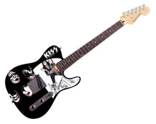 Load image into Gallery viewer, KISS Ace Frehley Signed Custom Graphics Photo Guitar ACOA
